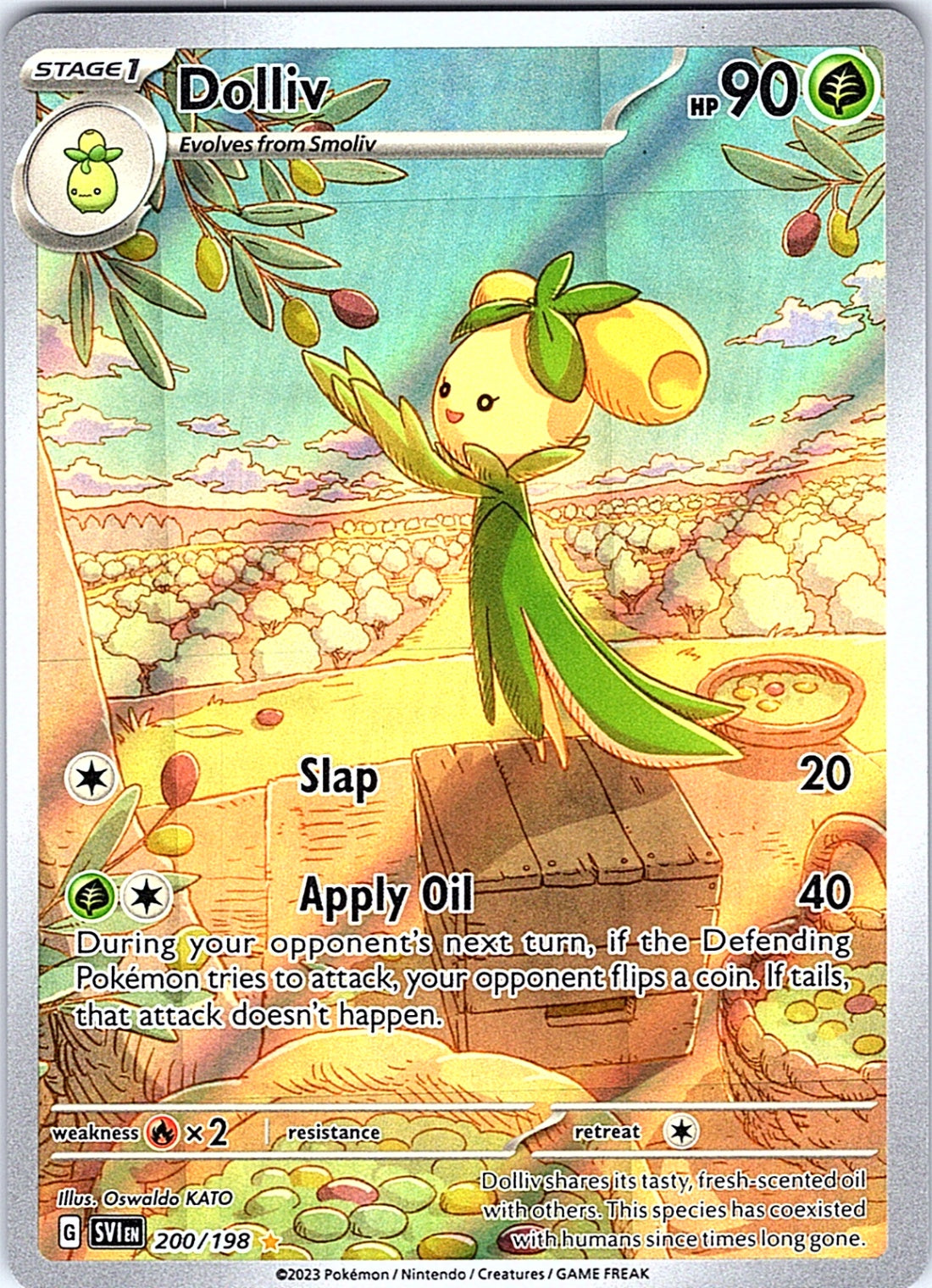 Dolliv Illustration Rare SV01: Scarlet & Violet Base Set 200/198 NM