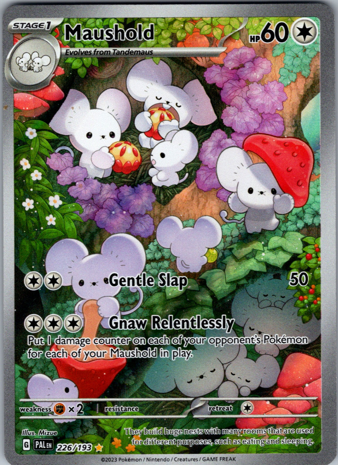 Maushold Illustration Rare SV02: Paldea Evolved 226/193 NM