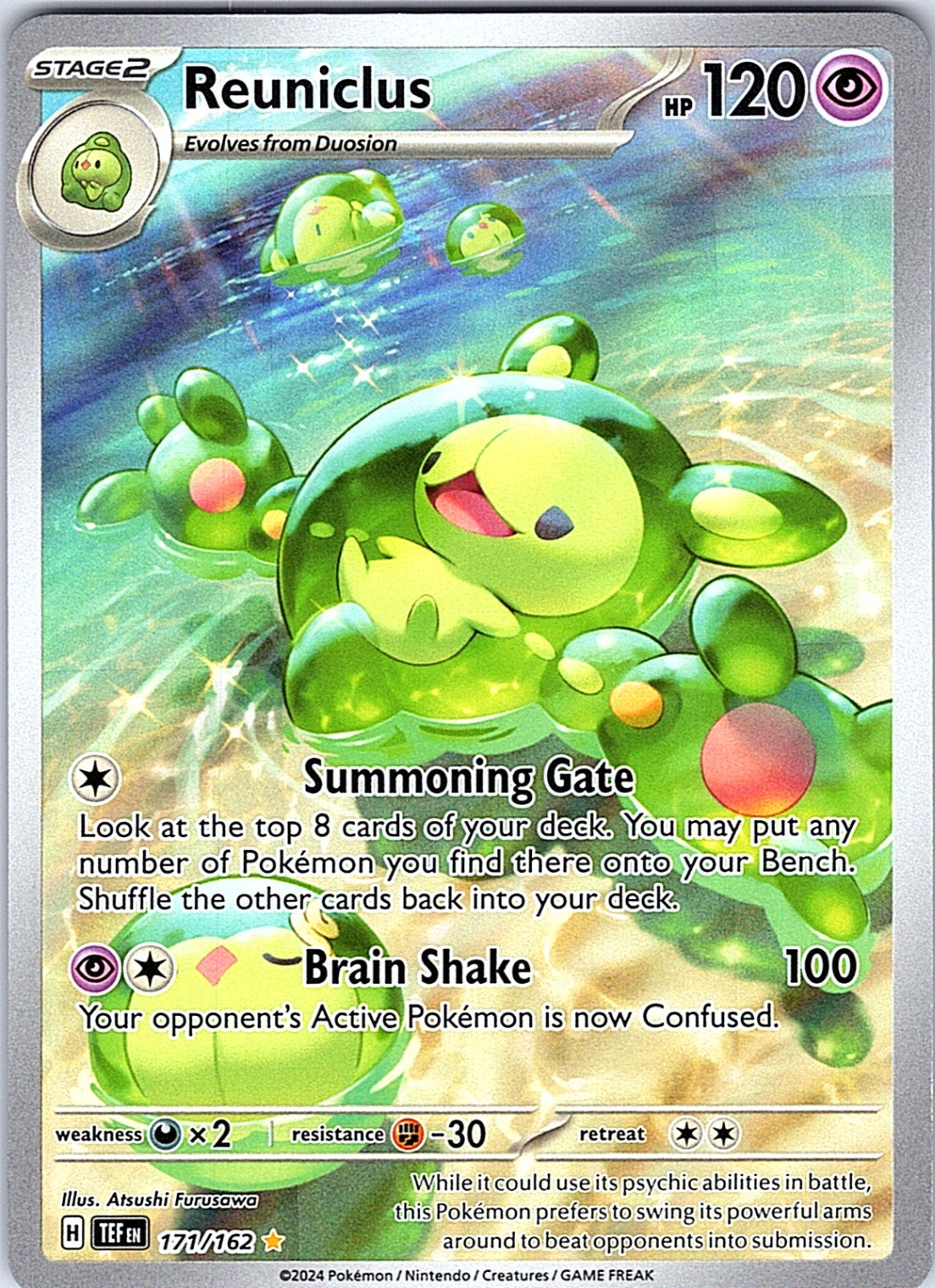 Reuniclus Illustration Rare SV05: Temporal Forces 171/162 NM