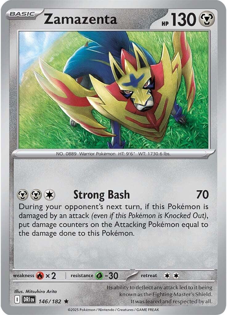 Zamazenta - 146/182 SV10: Destined Rivals - Reverse Holofoil