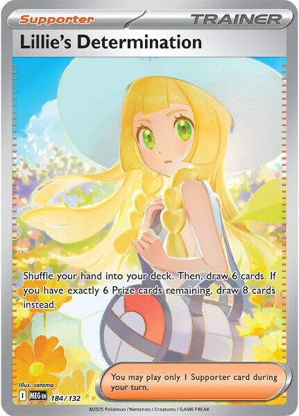 Lillie's Determination - 184/132 ME01: Mega Evolution