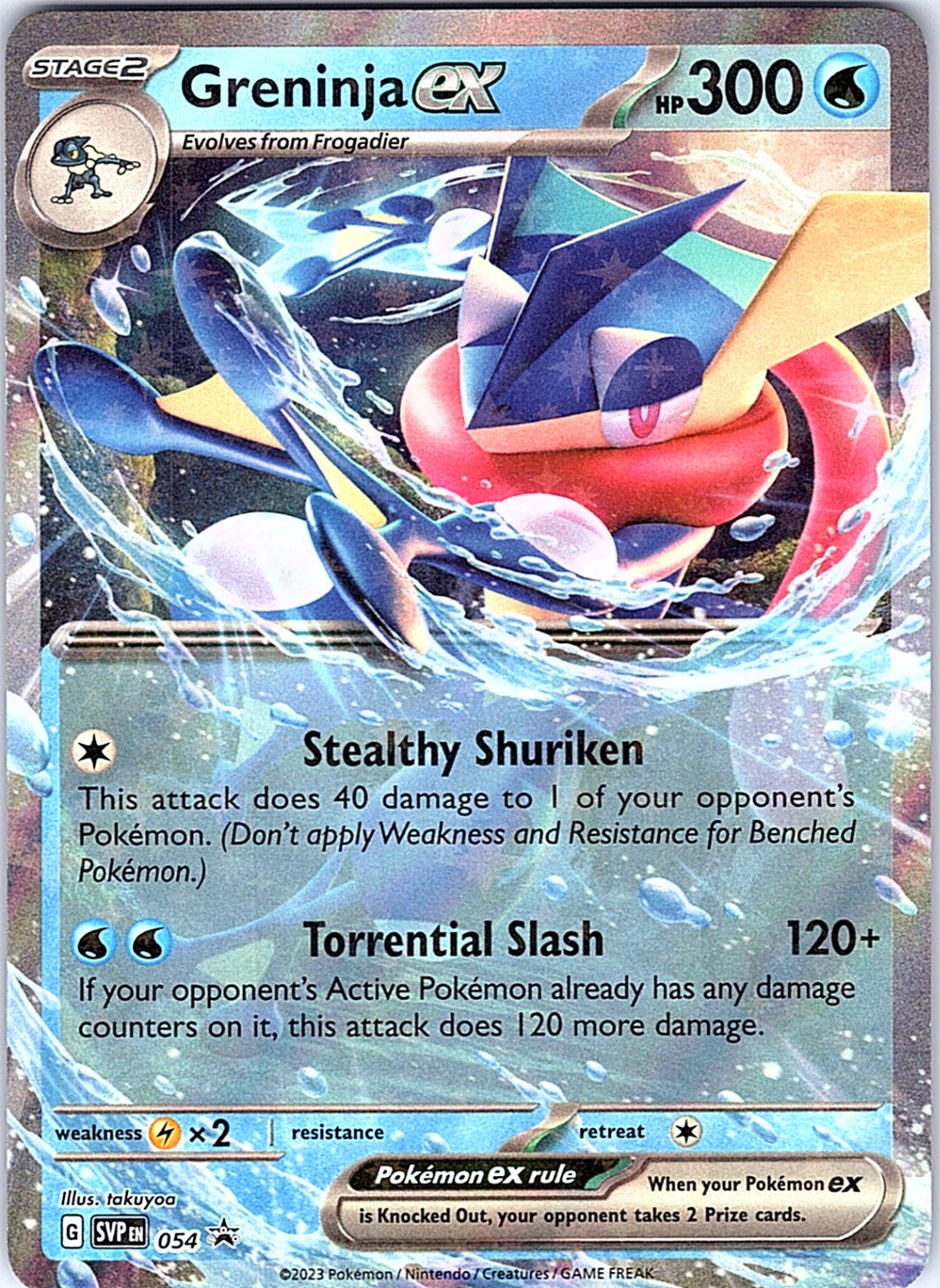 Greninja ex Promo SV: Scarlet & Violet Promo Cards 054 NM
