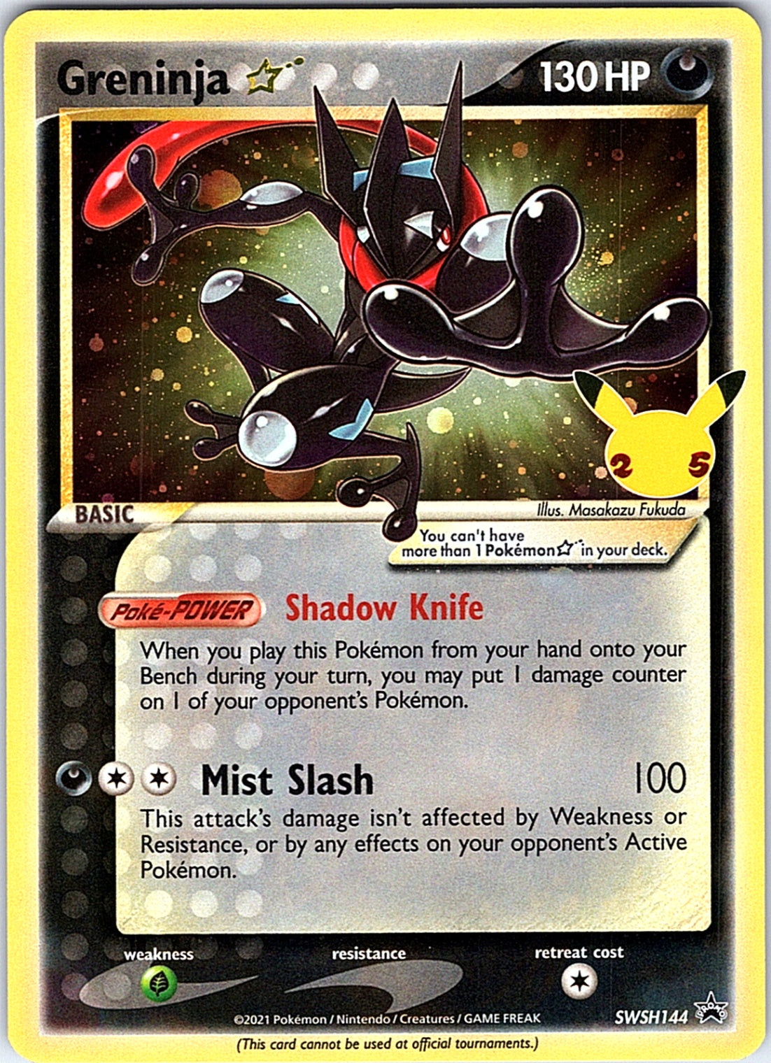 Greninja Star Promo SWSH: Sword & Shield Promo Cards SWSH144 NM