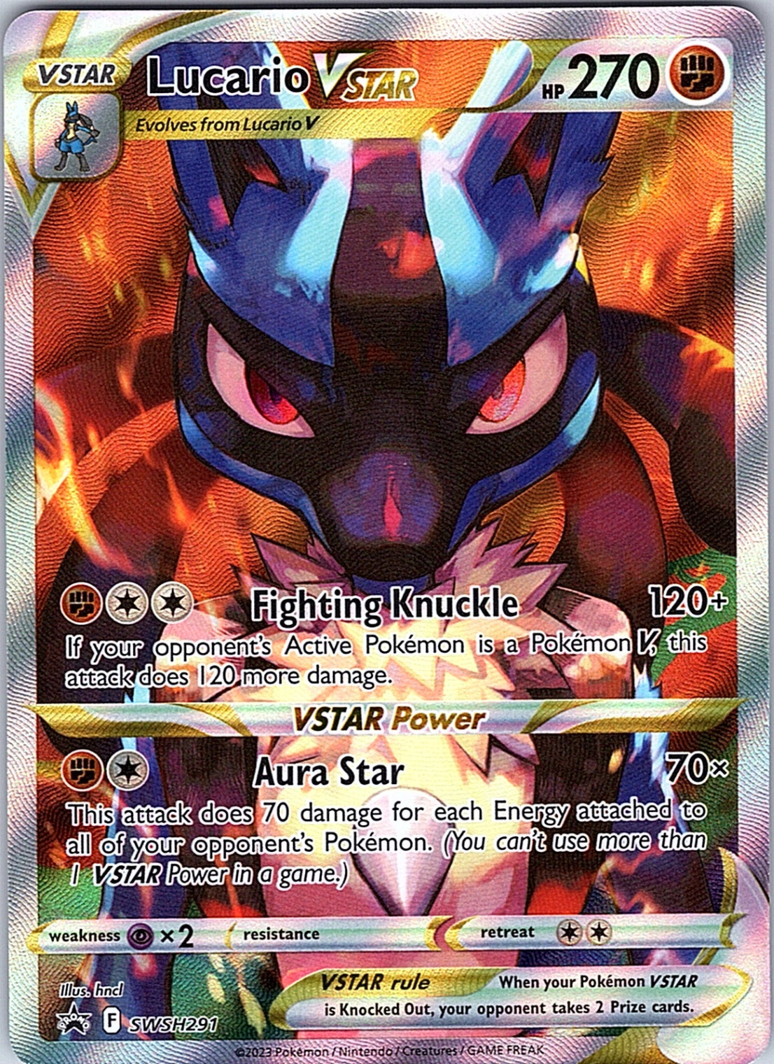 Lucario VSTAR Promo SWSH: Sword & Shield Promo Cards SWSH291 NM