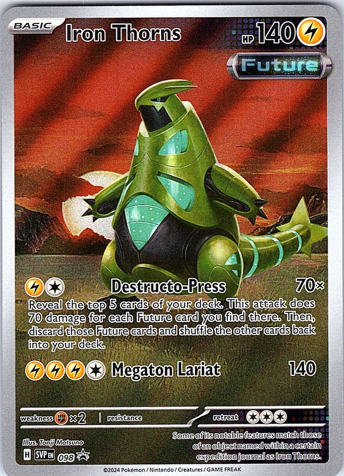 Iron Thorns Promo SV: Scarlet & Violet Promo Cards 098 NM