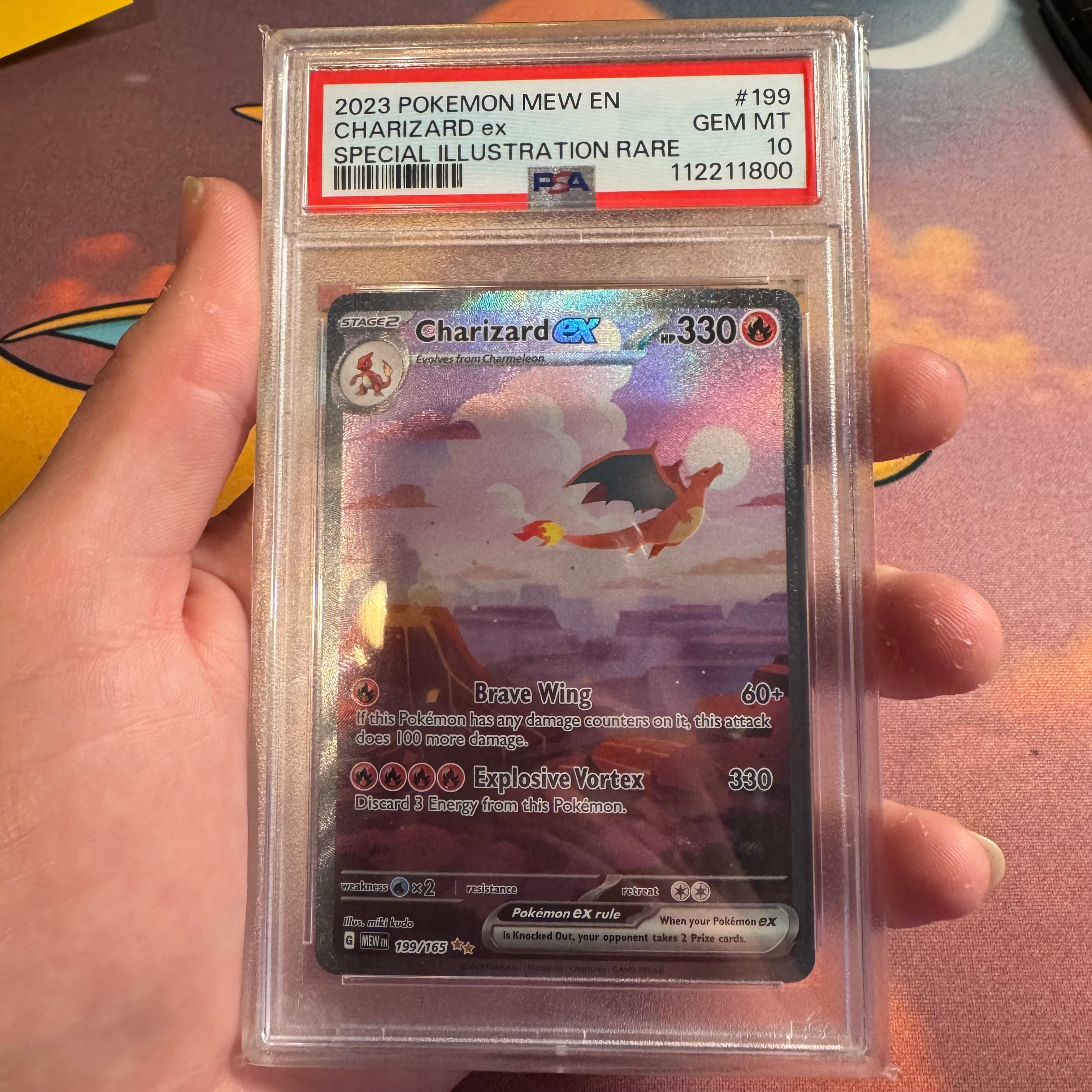 Charizard ex 199/165 PSA 10
