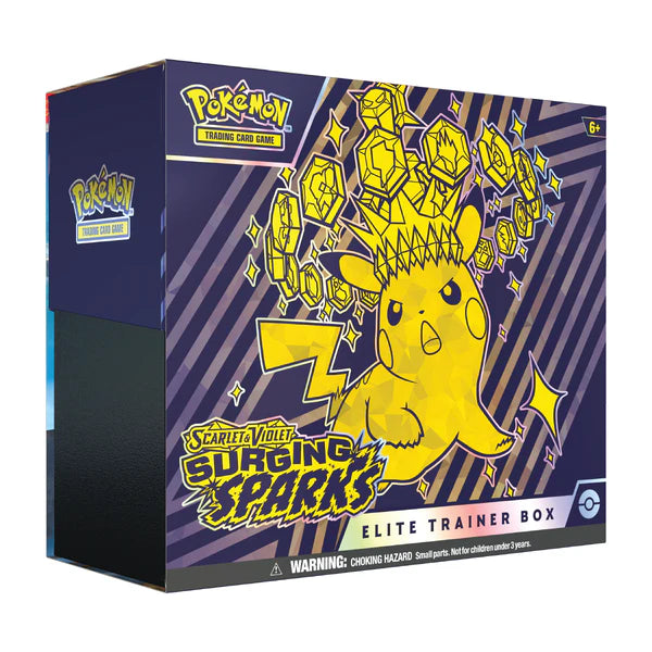 (Pre Order 11/8/24) Pokemon Surging Sparks Elite Trainer Box - SV08: Surging Sparks (SV08) - Collector's Cafe