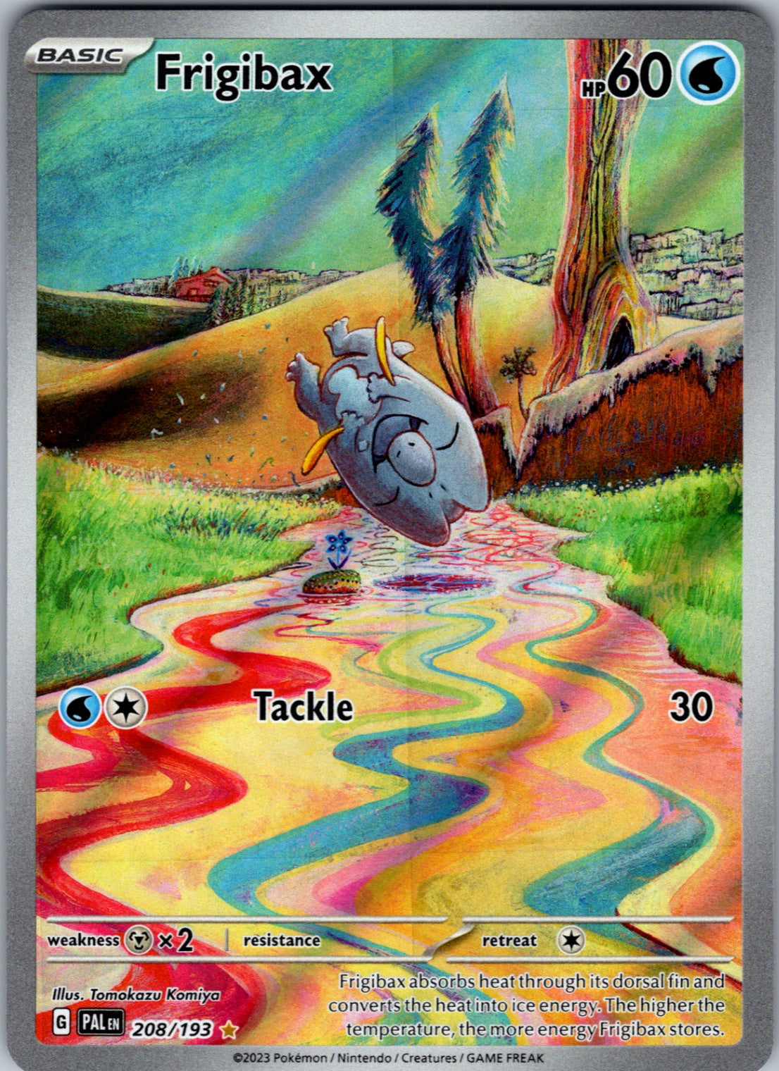 Frigibax Illustration Rare SV02: Paldea Evolved 208/193 NM