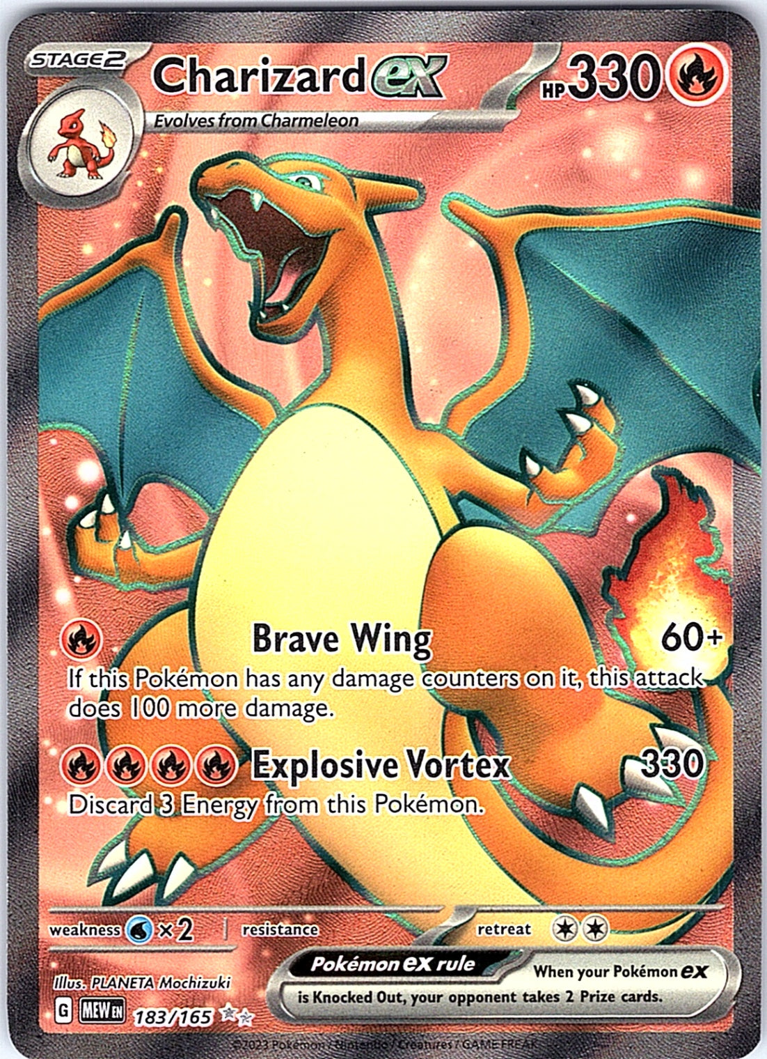 Charizard ex - Ultra Rare SV: Scarlet & Violet 151 183/165 NM
