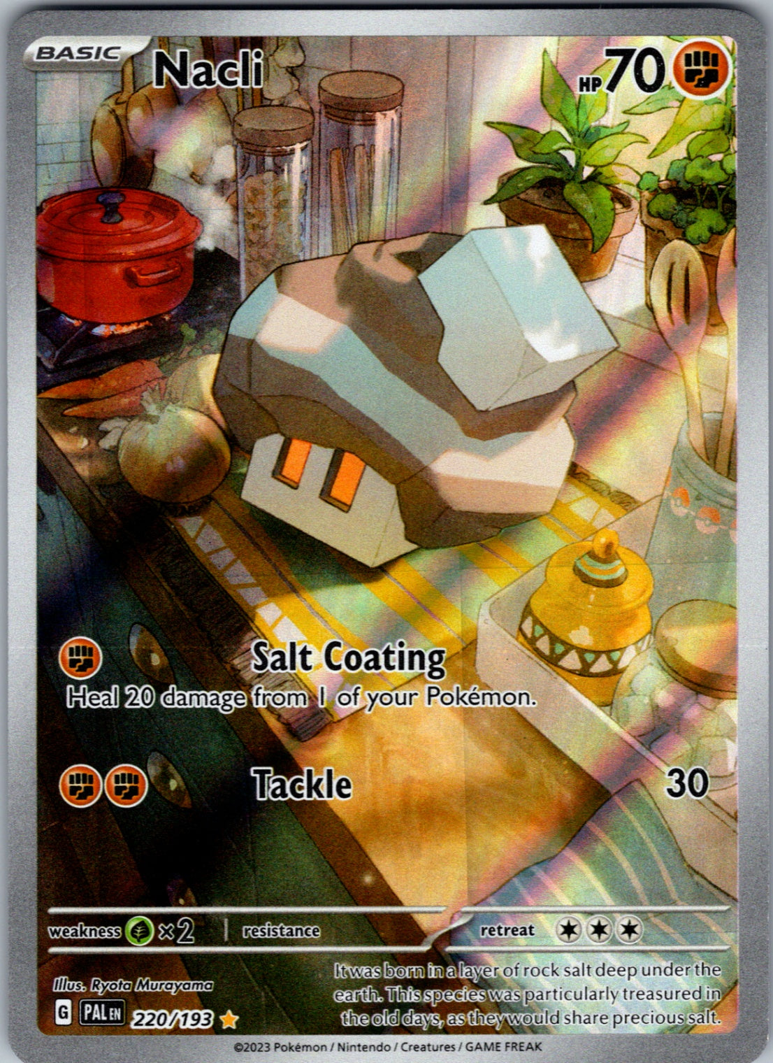 Nacli Illustration Rare SV02: Paldea Evolved 220/193 NM