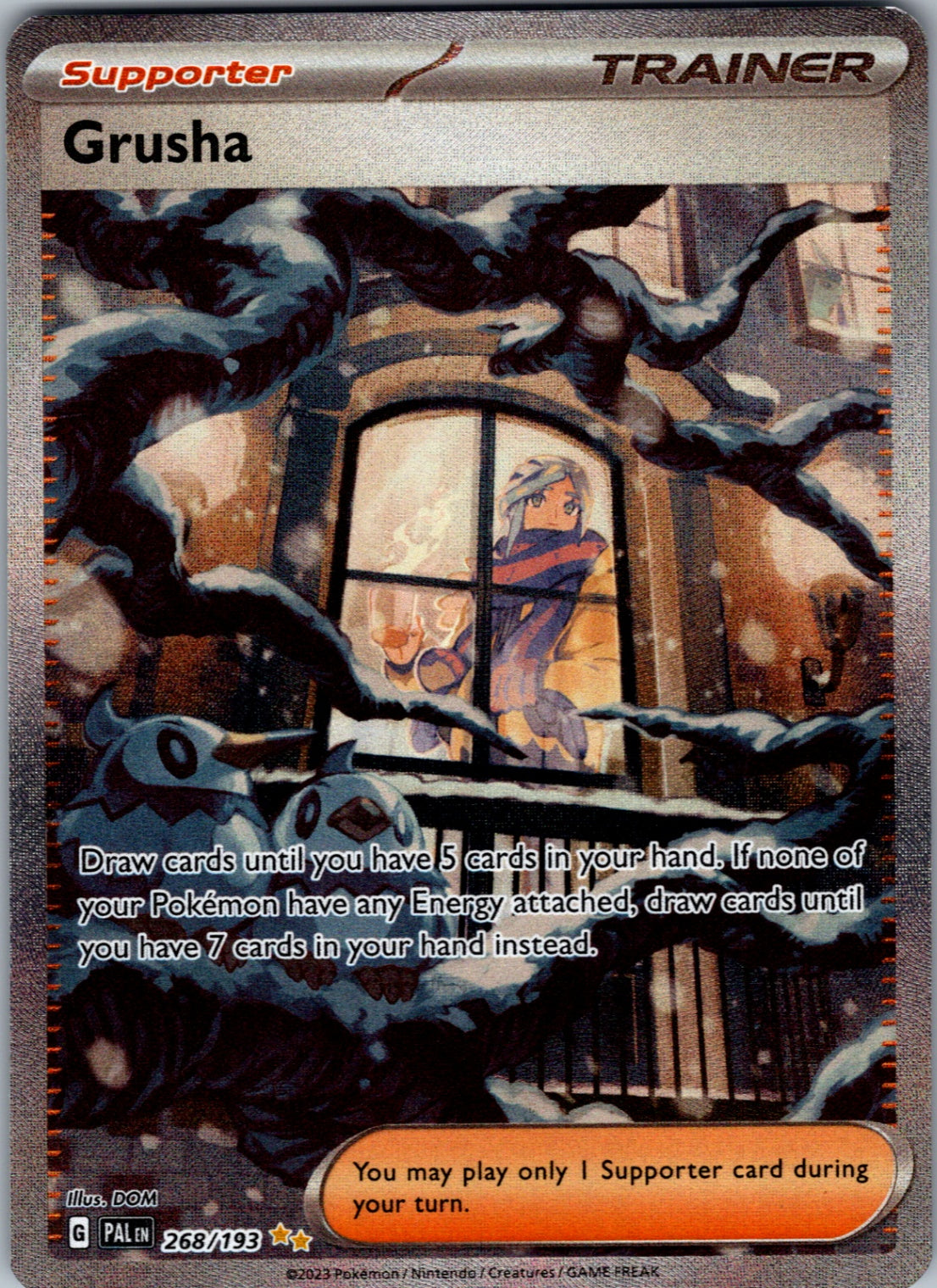 Grusha Special Illustration Rare SV02: Paldea Evolved 268/193 NM