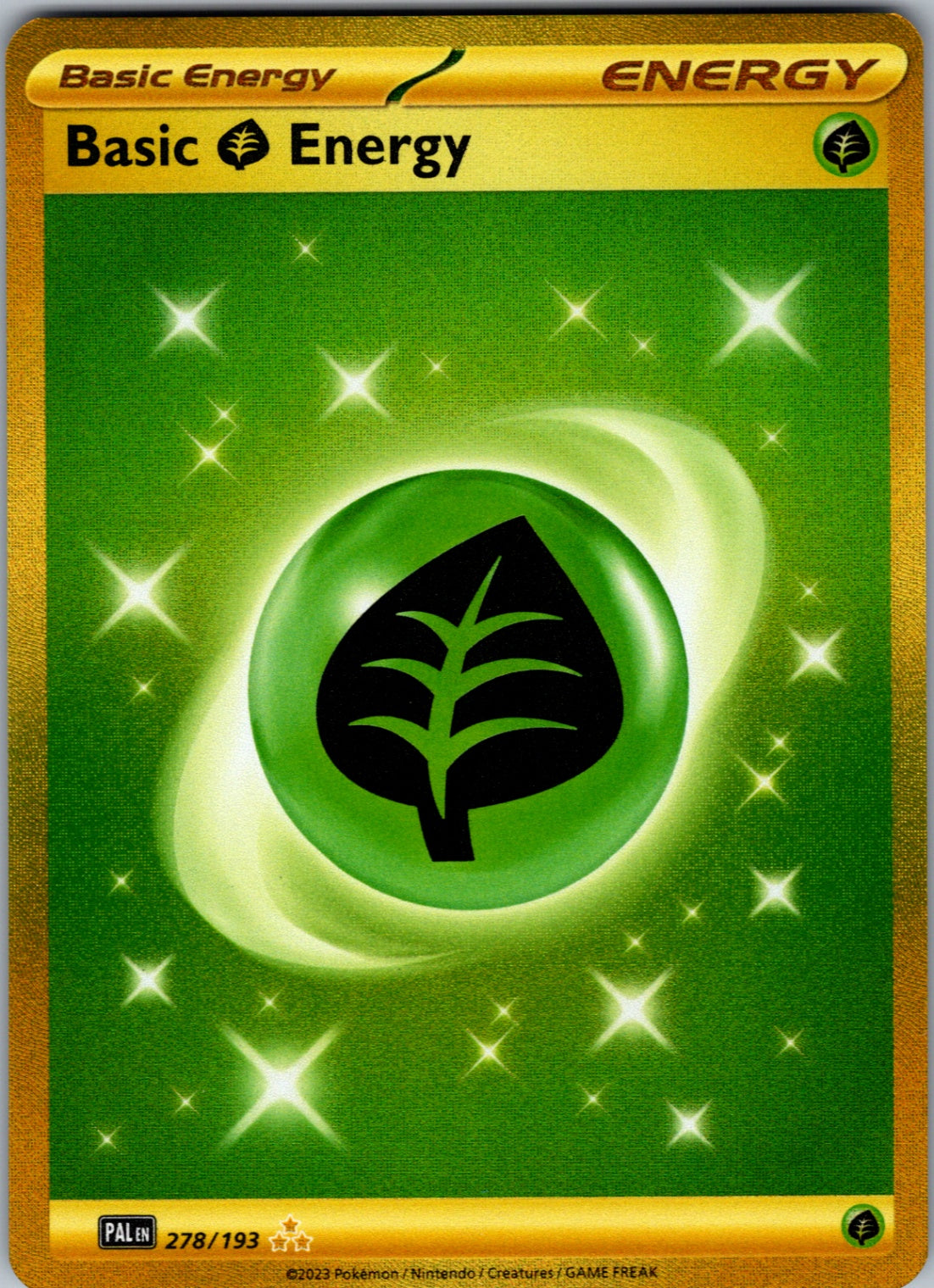 Basic Grass Energy Hyper Rare SV02: Paldea Evolved 278/193 NM