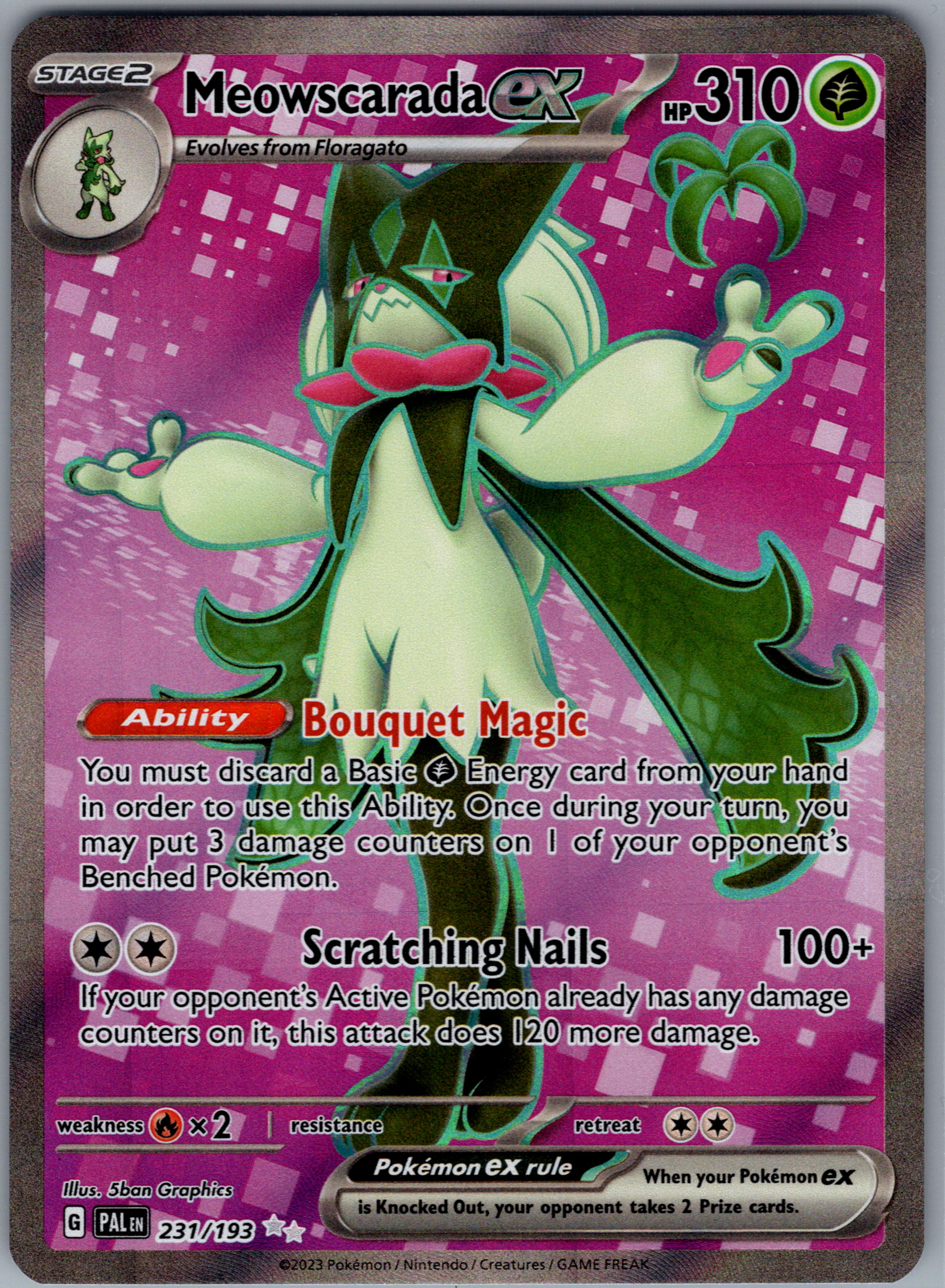 Meowscarada ex - 231/193
