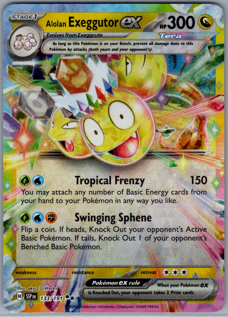Alolan Exeggutor ex - 133/191