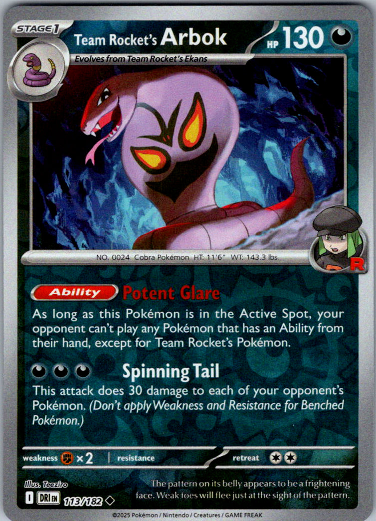Team Rocket's Arbok