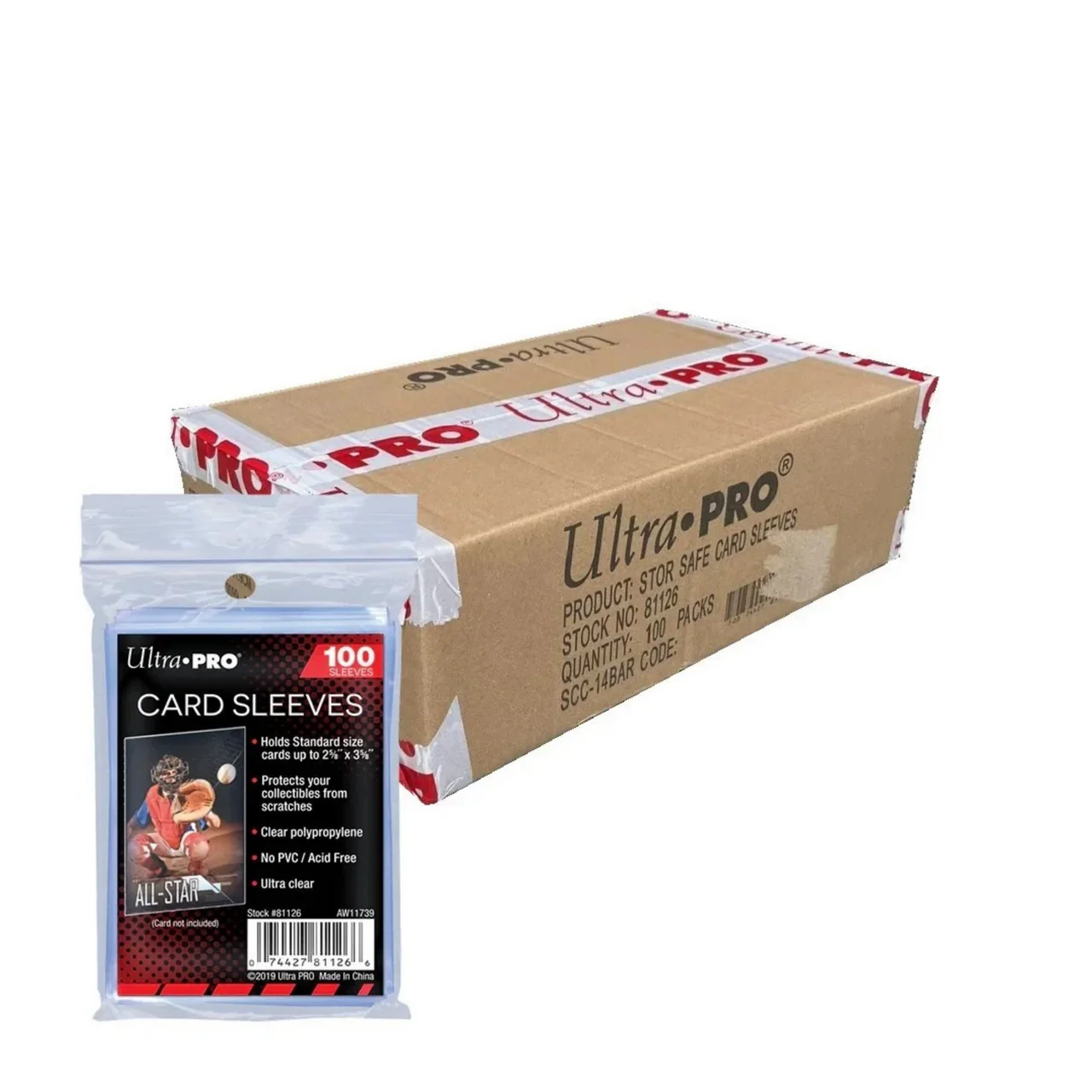 100ct Ultra Pro Standard Penny Sleeves