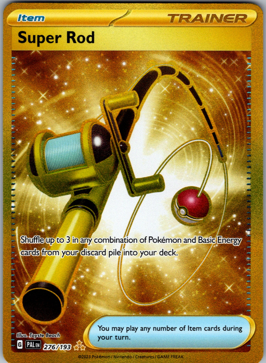 Super Rod Hyper Rare SV02: Paldea Evolved 276/193 NM