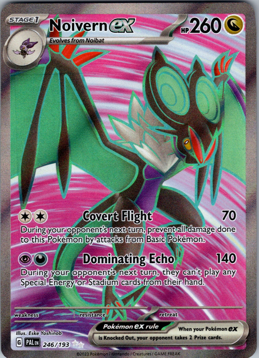 Noivern ex Ultra Rare SV02: Paldea Evolved 246/193 NM