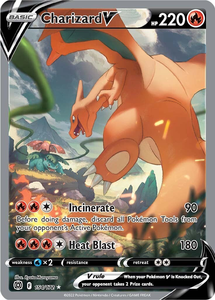Charizard V (Alternate Full Art) SWSH09: Brilliant Stars [EXACT CARD S