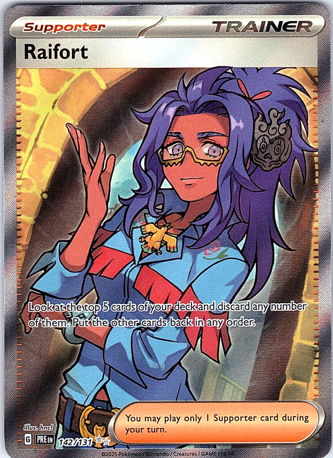 Raifort Ultra Rare SV: Prismatic Evolutions 142/131 NM