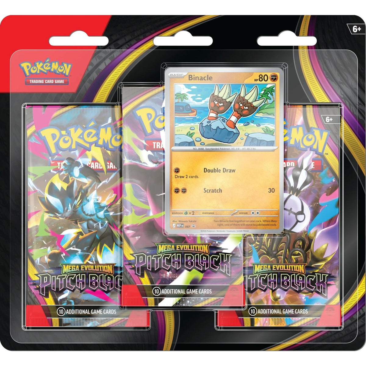 Pitch Black 3-Pack Blister [Binacle]