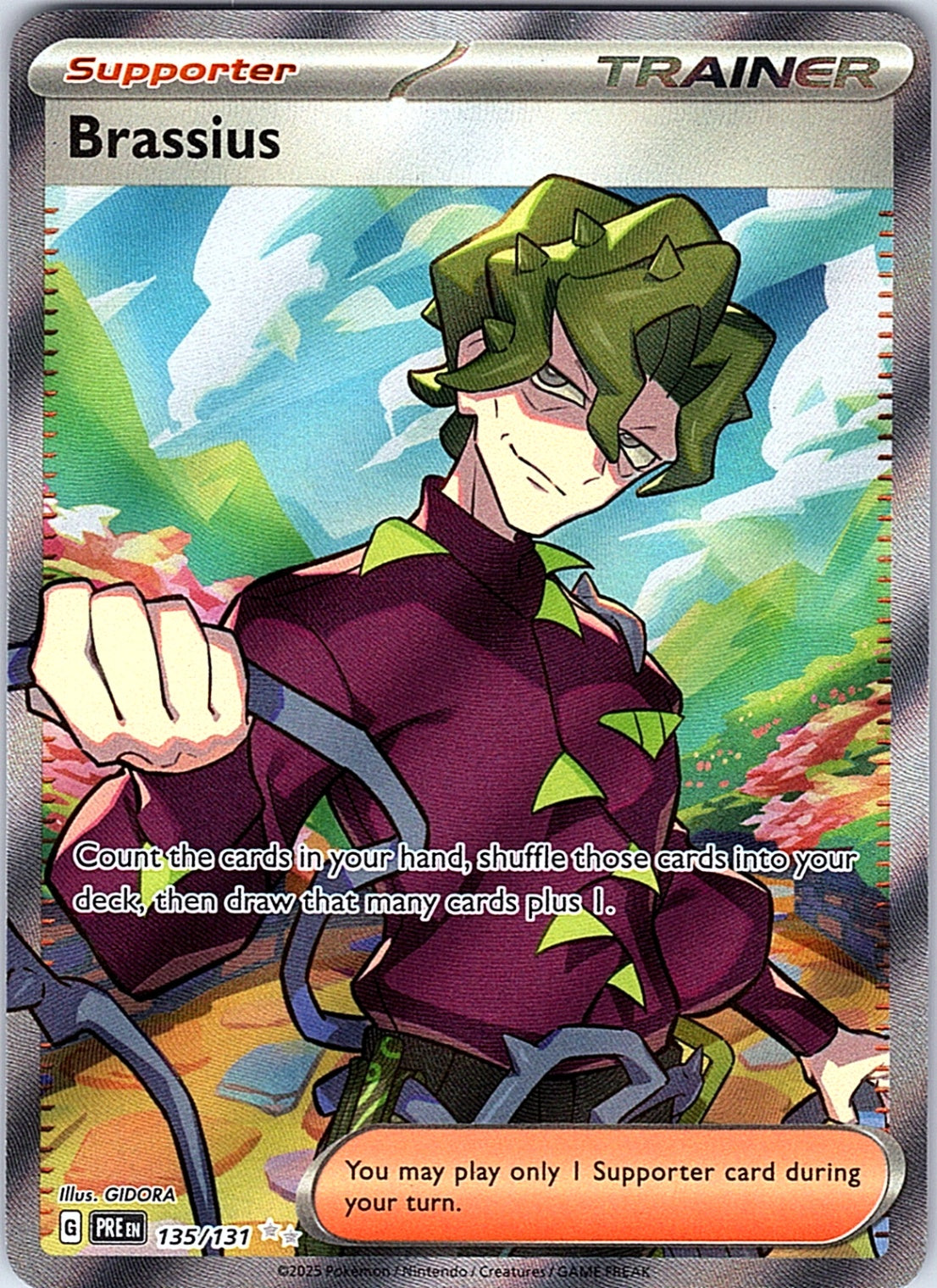 Brassius Ultra Rare SV: Prismatic Evolutions 135/131 NM