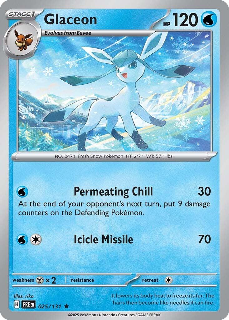 Glaceon SV: Prismatic Evolutions - Holofoil