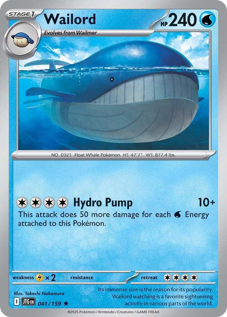 Wailord - 041/159 SV09: Journey Together - Holofoil