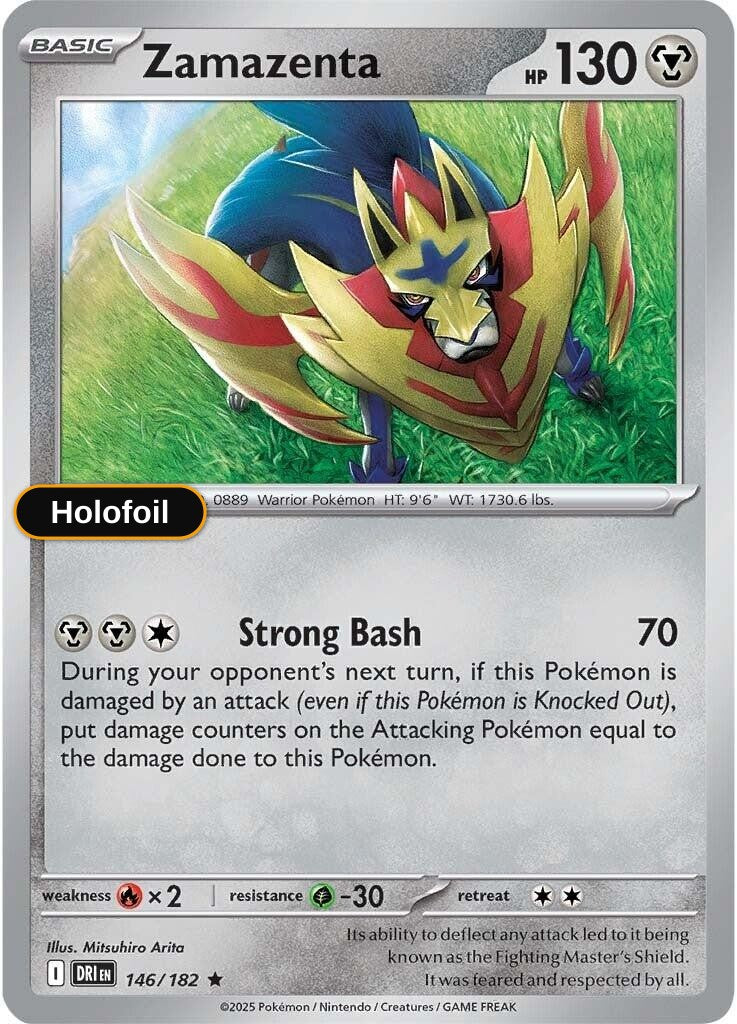 Zamazenta - 146/182 SV10: Destined Rivals - Holofoil