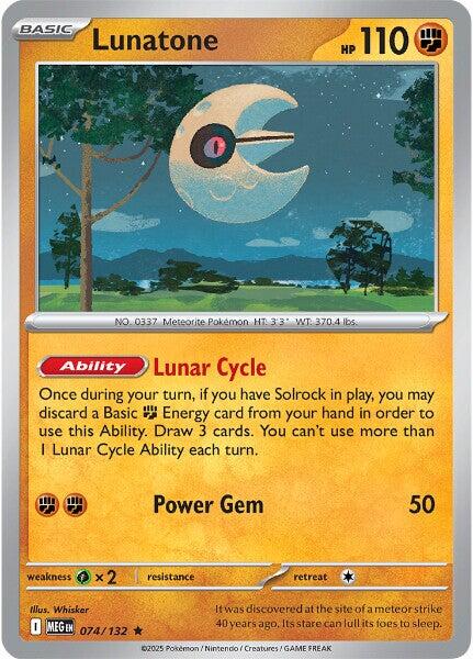 Lunatone ME01: Mega Evolution - Holofoil