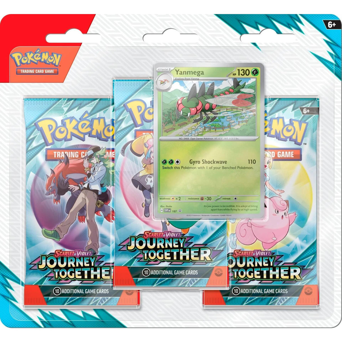 Journey Together 3 Pack Blister [Yanmega]