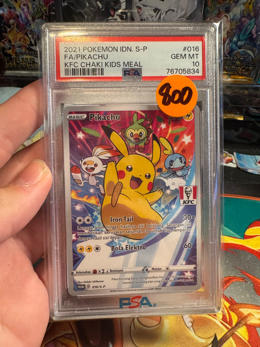 KFC Pikachu PSA 10
