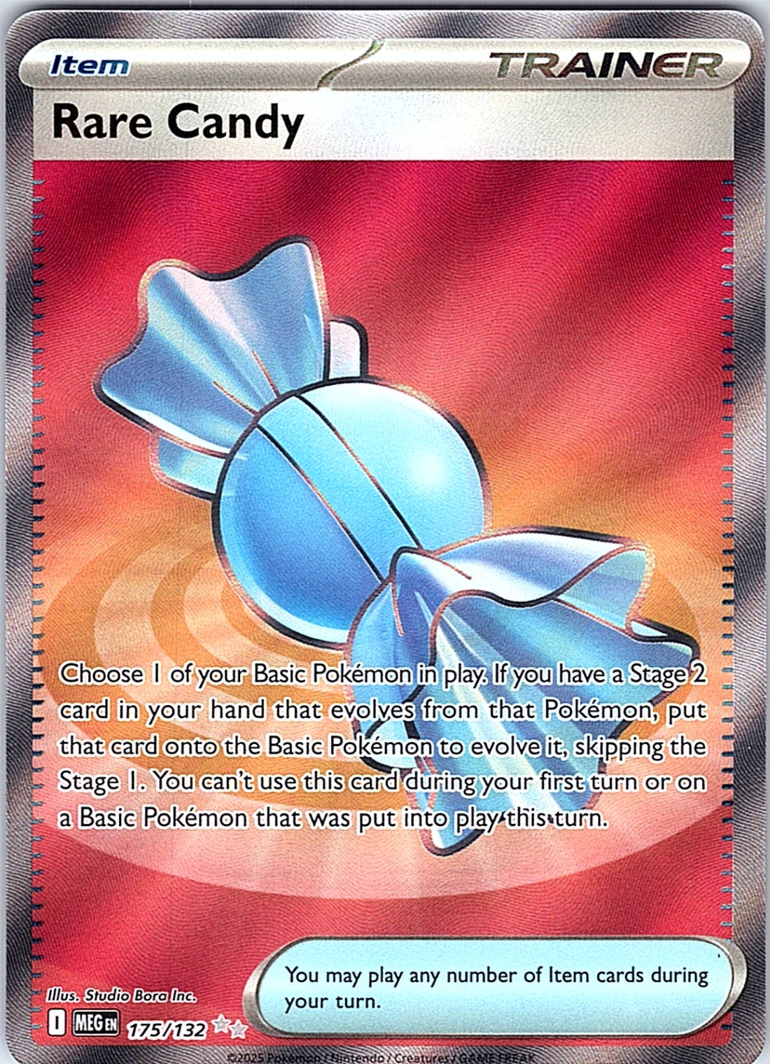 Rare Candy Ultra Rare ME01: Mega Evolution 175/132 NM