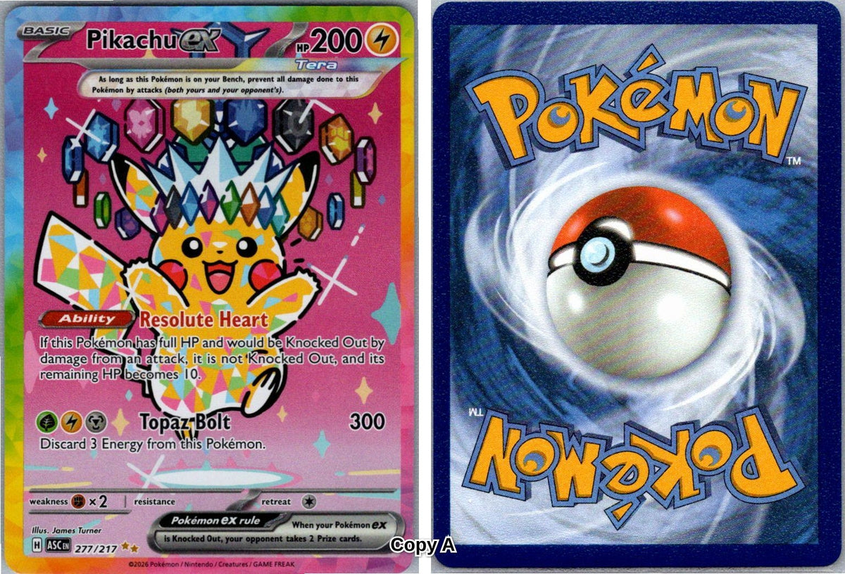 Front + Back scan | Near Mint / Copy A / Holofoil
