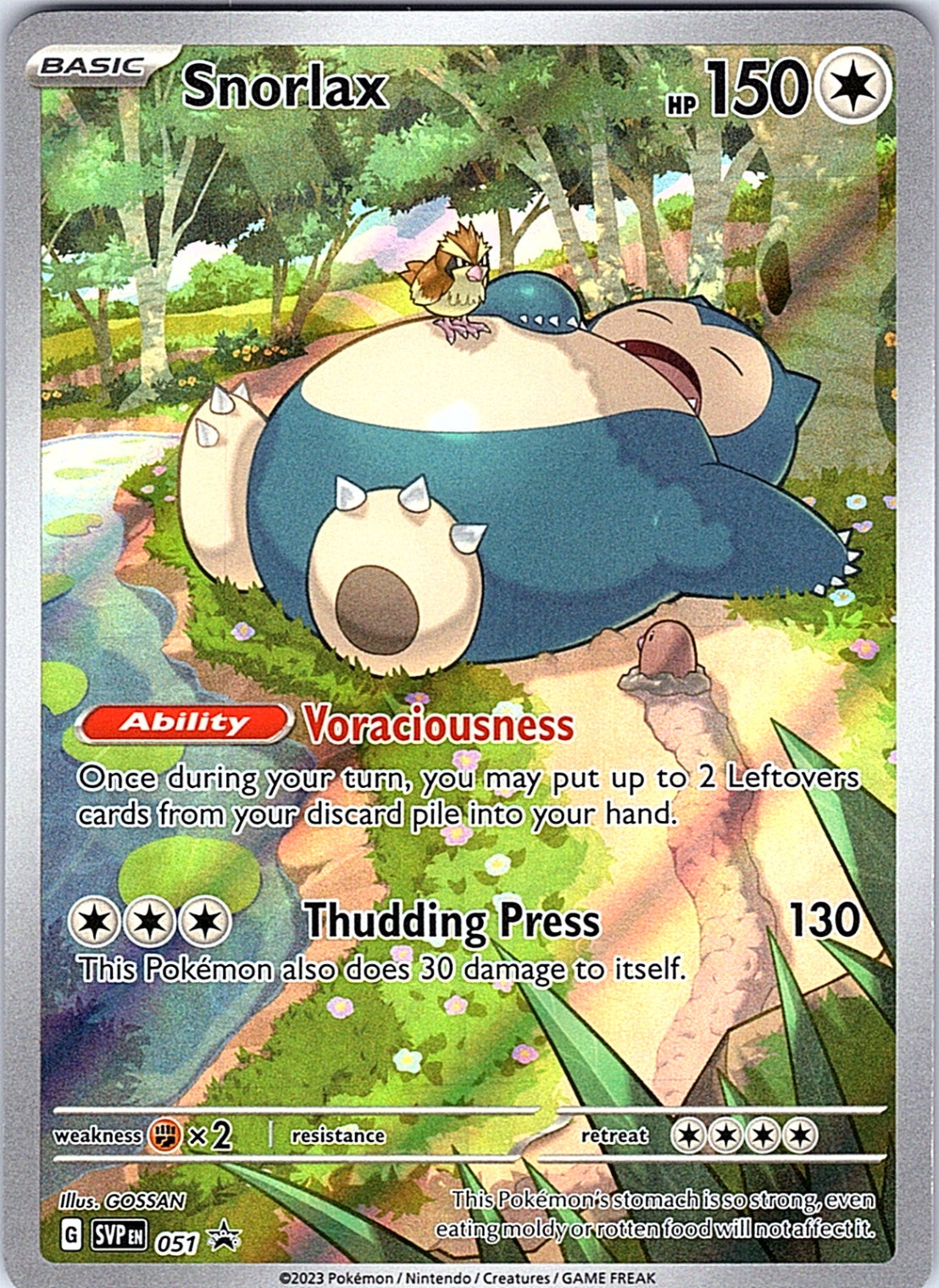 Snorlax - Promo SV: Scarlet & Violet Promo Cards 051 NM