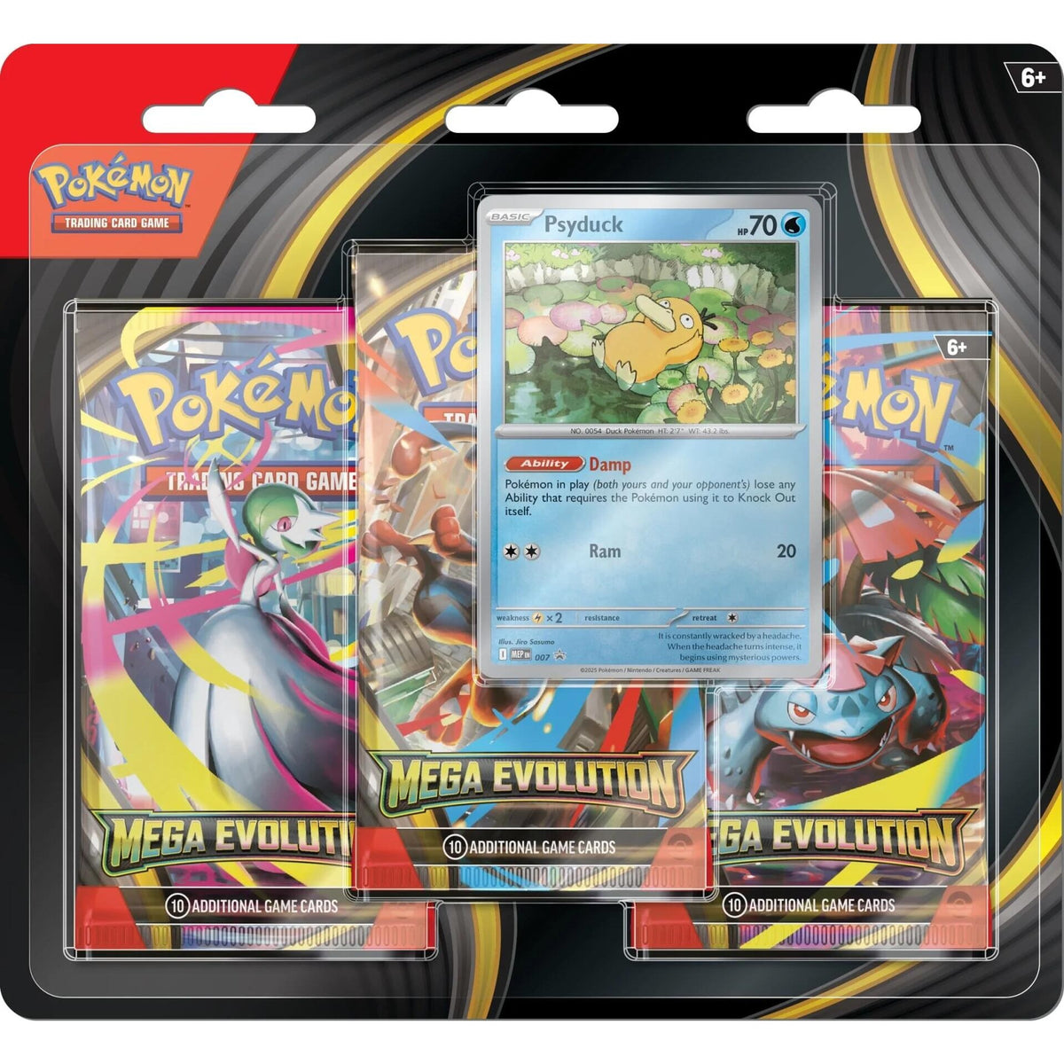 Mega Evolution 3 Pack Blister [Psyduck]
