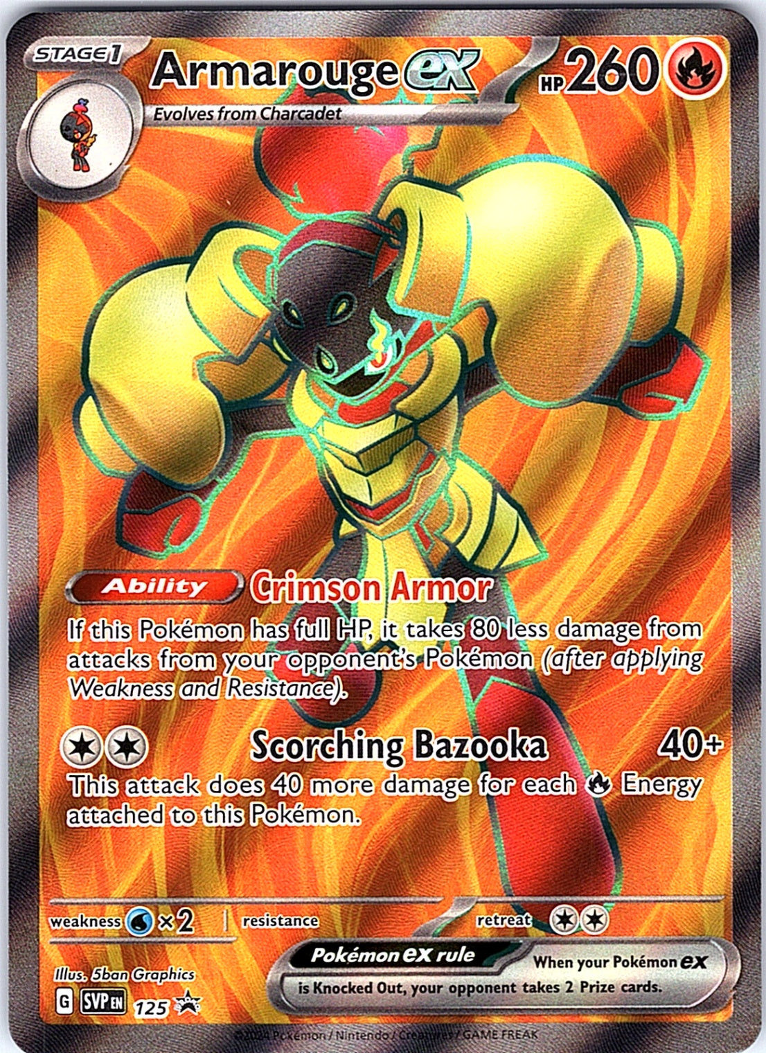 Armarouge ex Promo SV: Scarlet & Violet Promo Cards 125 NM