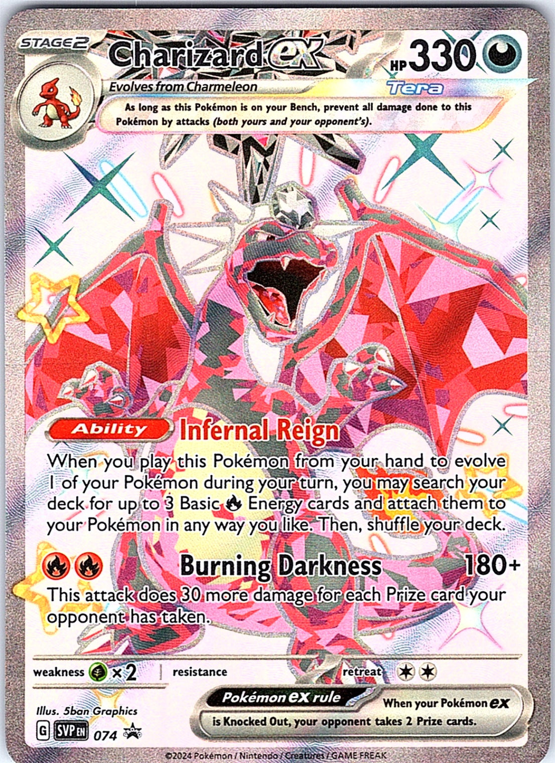 Charizard ex - Promo SV: Scarlet & Violet Promo Cards 074 NM