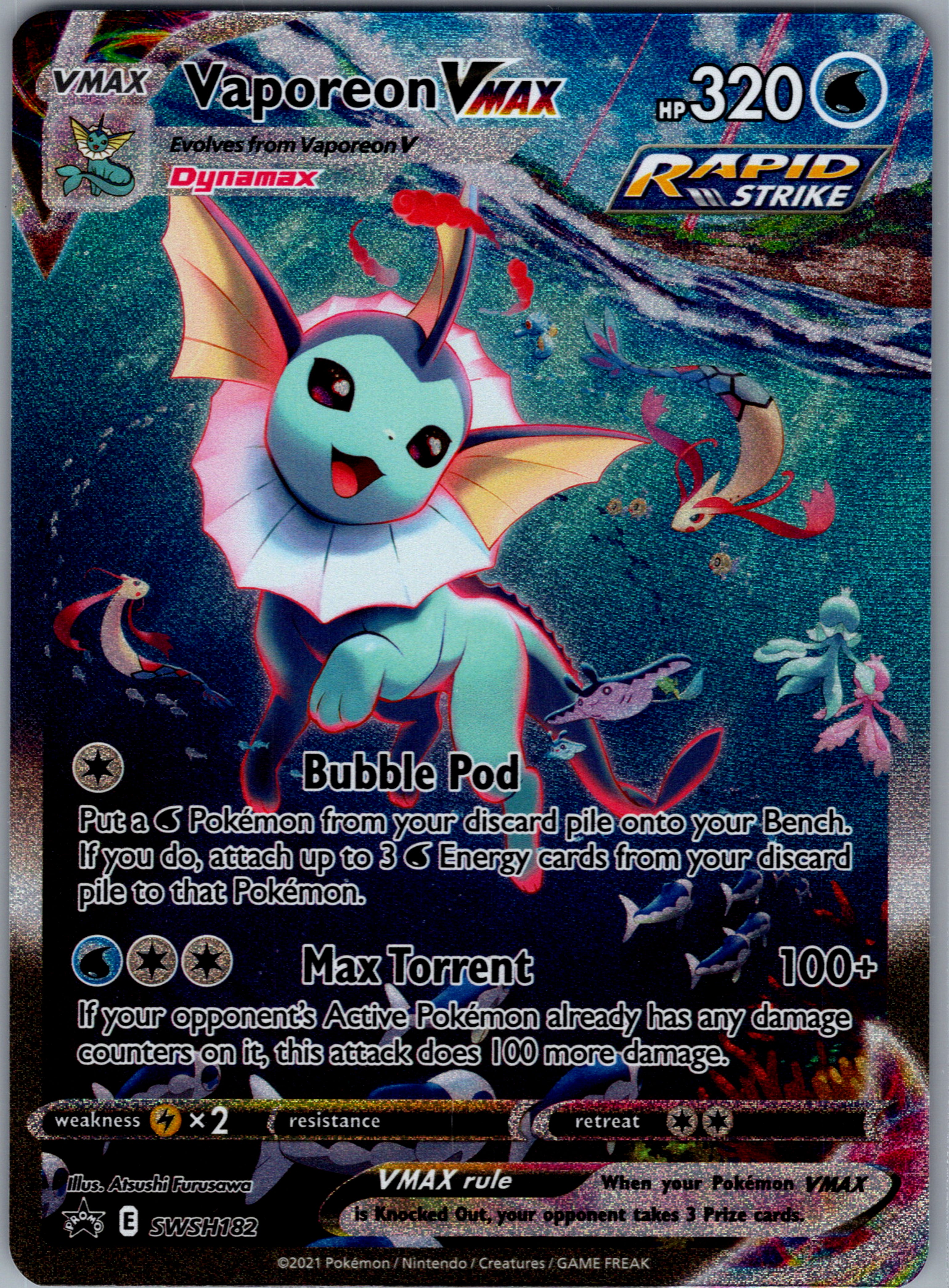 Vaporeon VMAX - SWSH182