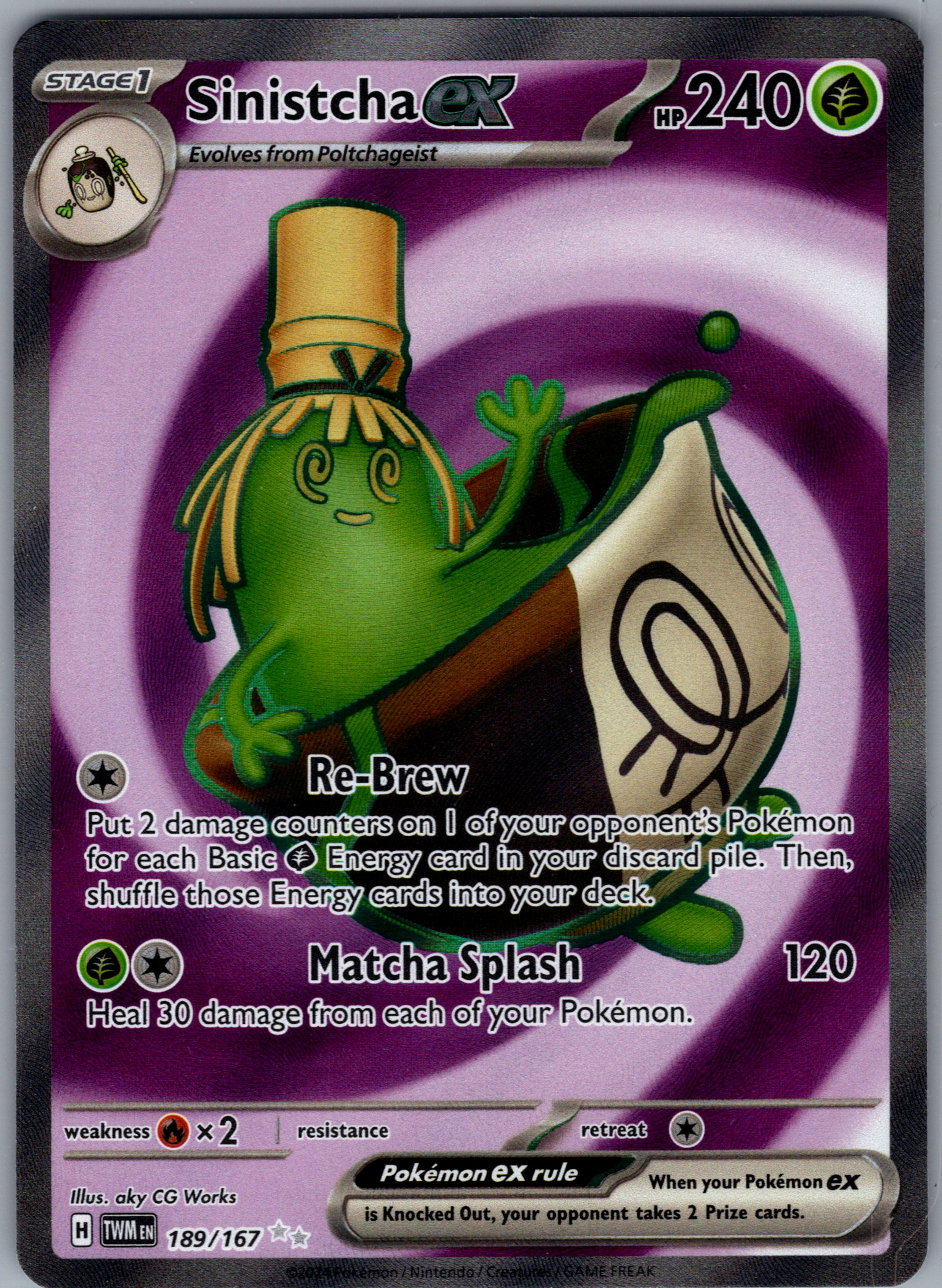 Sinistcha ex - 189/167