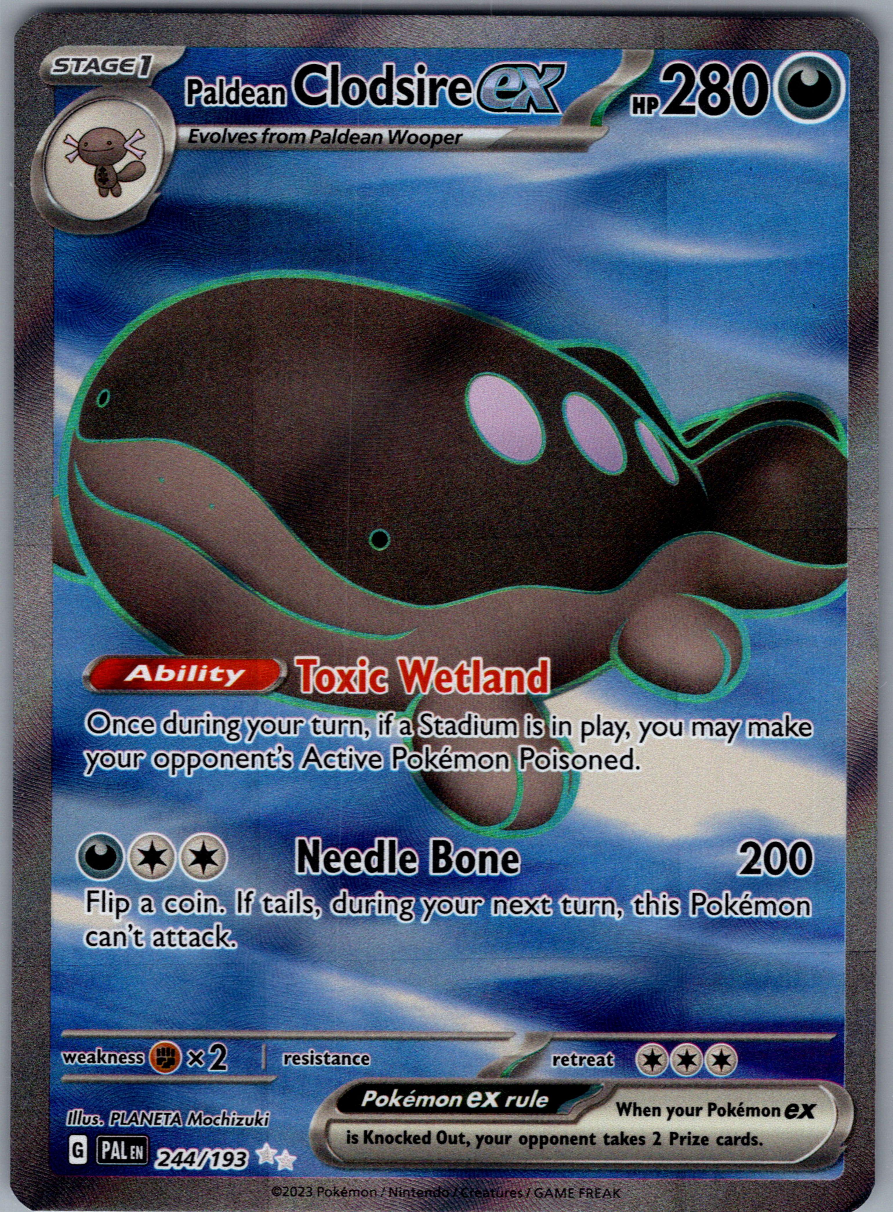 Paldean Clodsire ex - 244/193