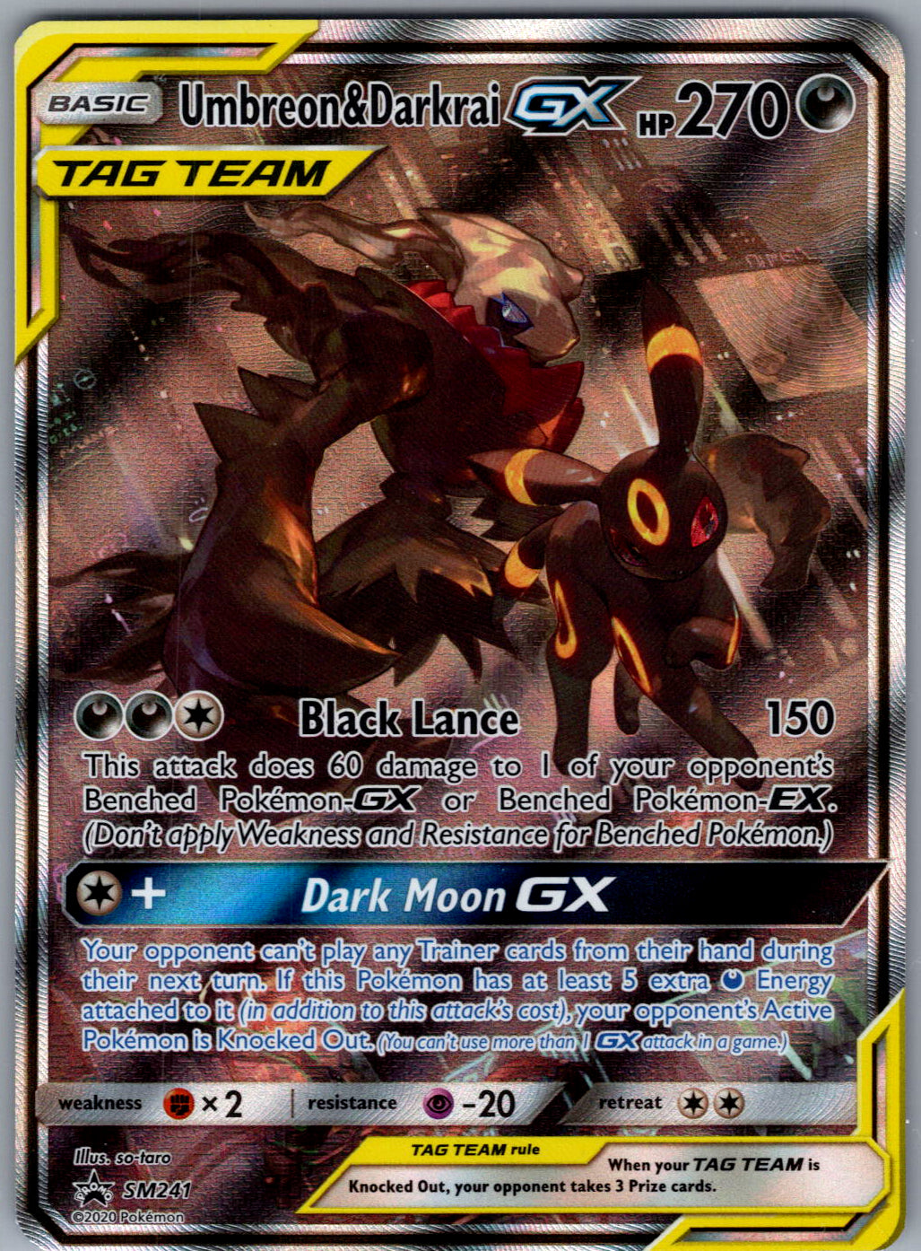 Umbreon & Darkrai GX - SM241