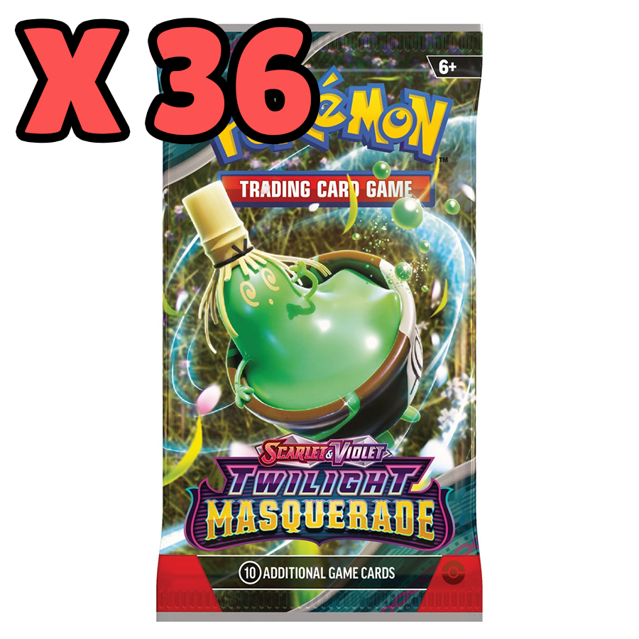 36x Pokemon Twilight Masquerade Booster Packs