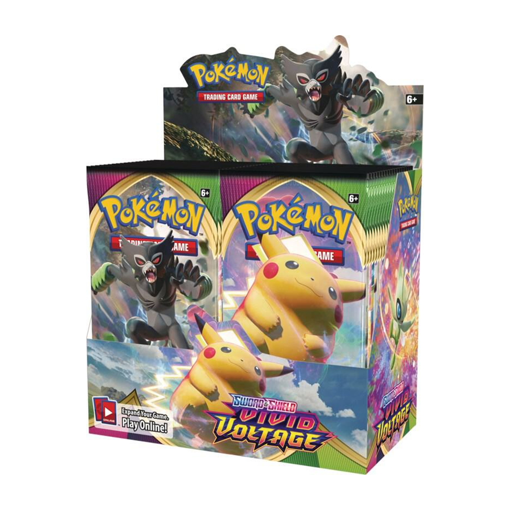 vivid voltage booster box pull rates Pokemon Sword & Shield Vivid Voltage Booster Box